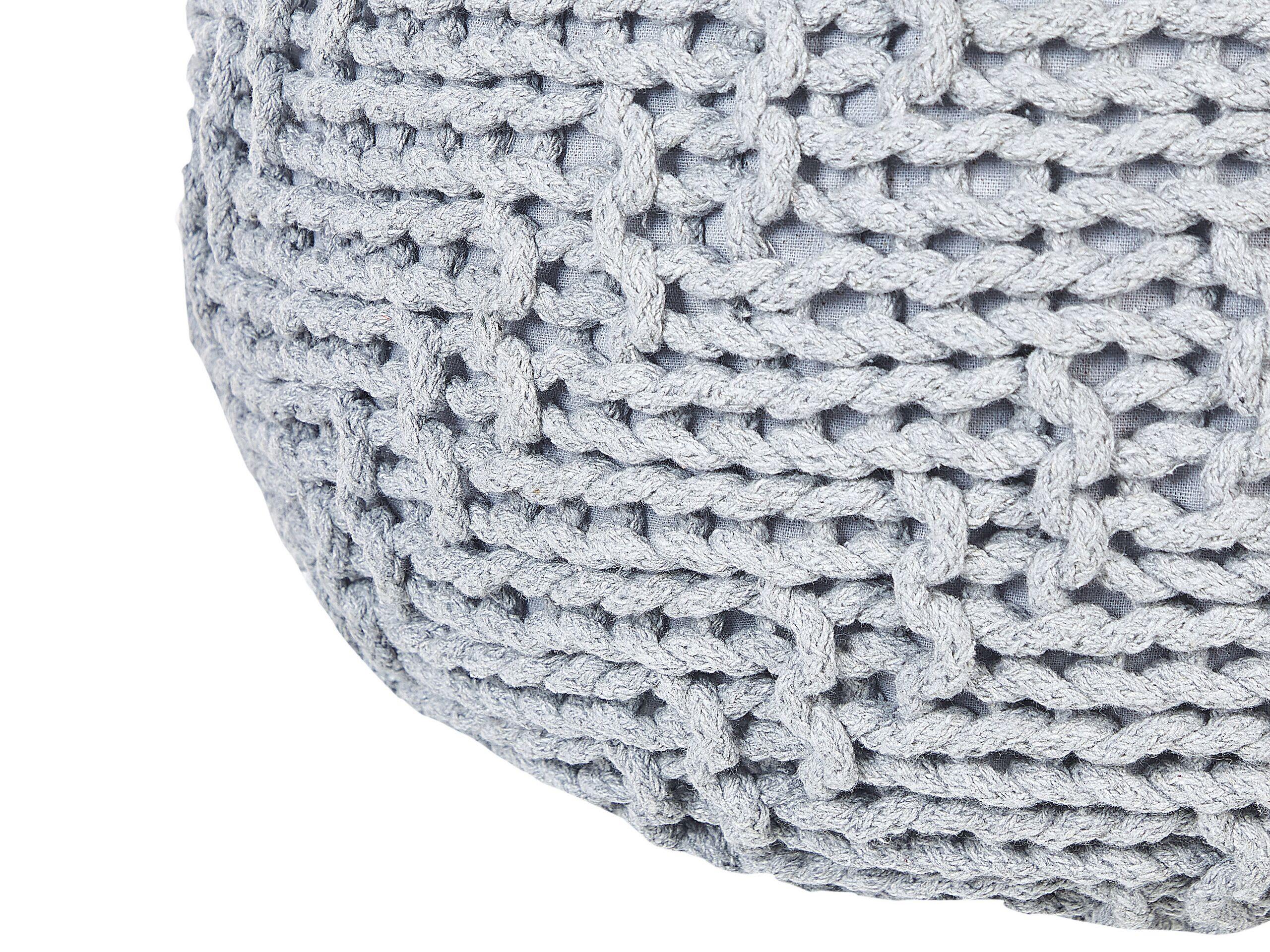 Beliani Pouf aus Baumwolle Boho PRIENE