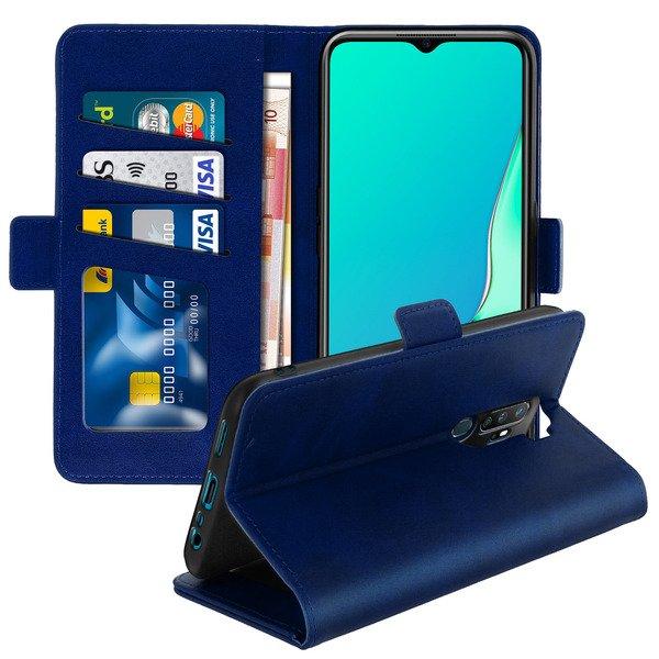 Avizar Book Cover Oppo A9 2020/ A5 2020 Blau