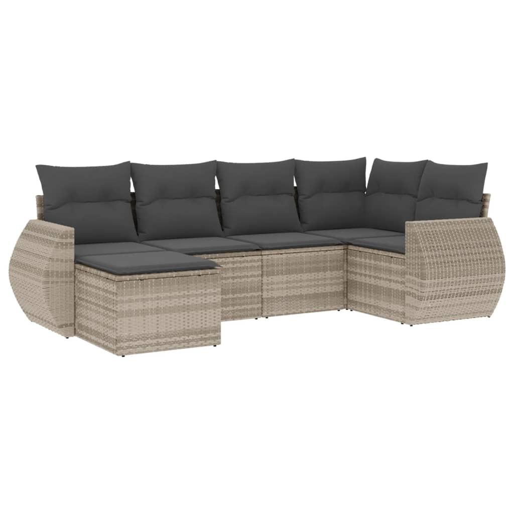 VidaXL Garten sofagarnitur poly-rattan