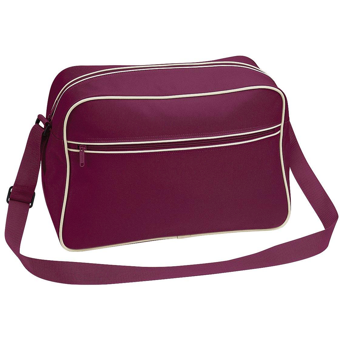 Bagbase Retro Schultertasche mit verstellbarem Riemen, 18 Liter (2 StückPackung)