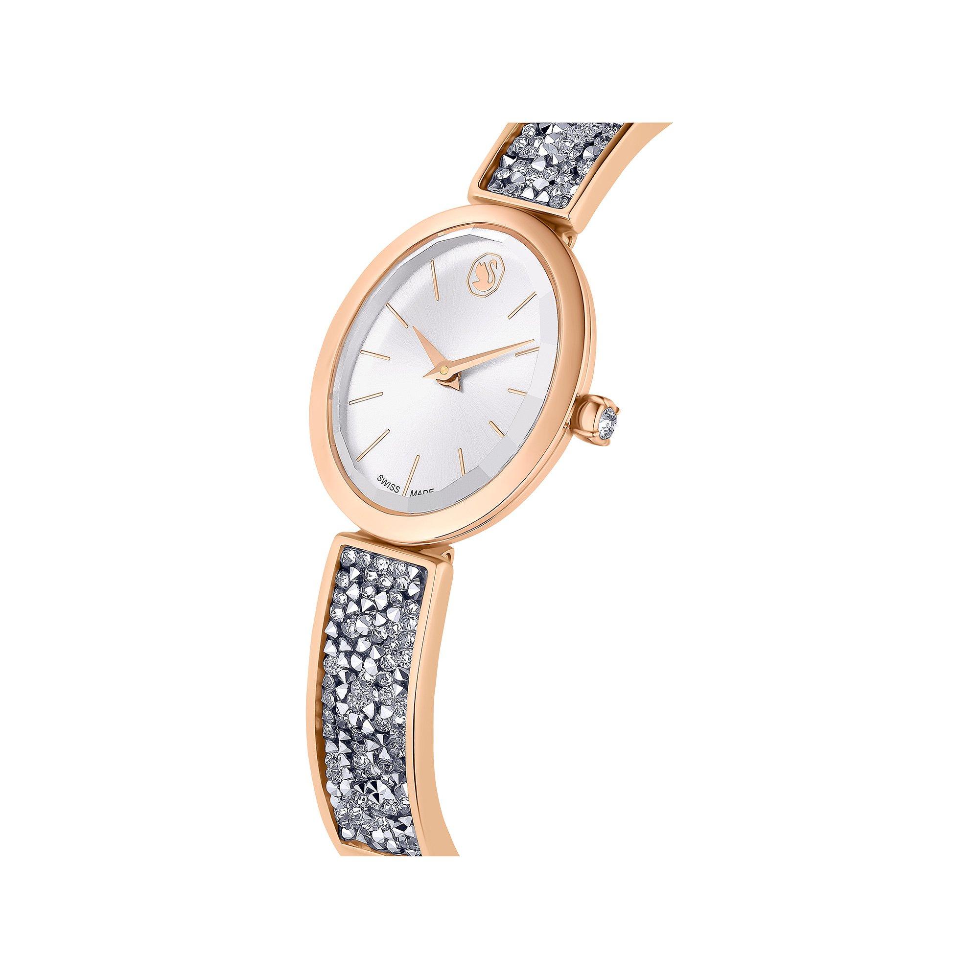 SWAROVSKI Crystal Rock Oval Analoguhr