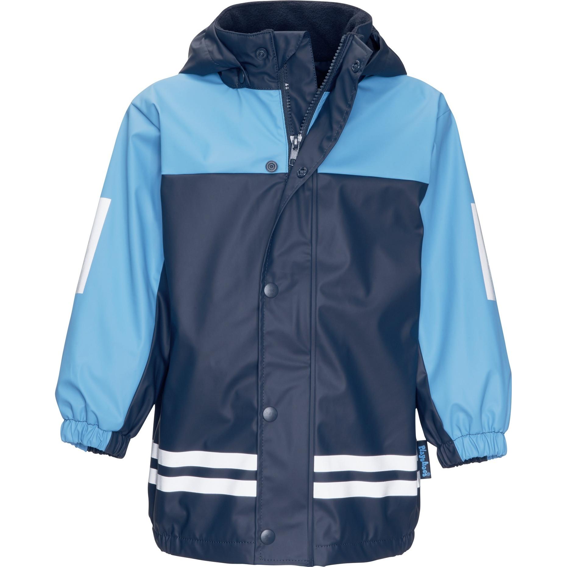 Playshoes wasserdichte jacke mit fleecefutter, baby, jungen
