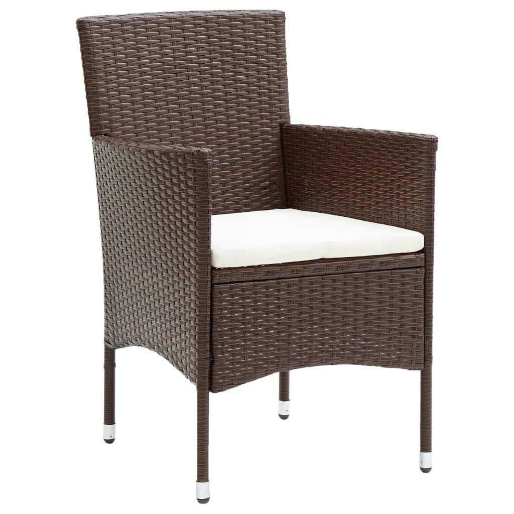 VidaXL Garten bistro set poly-rattan