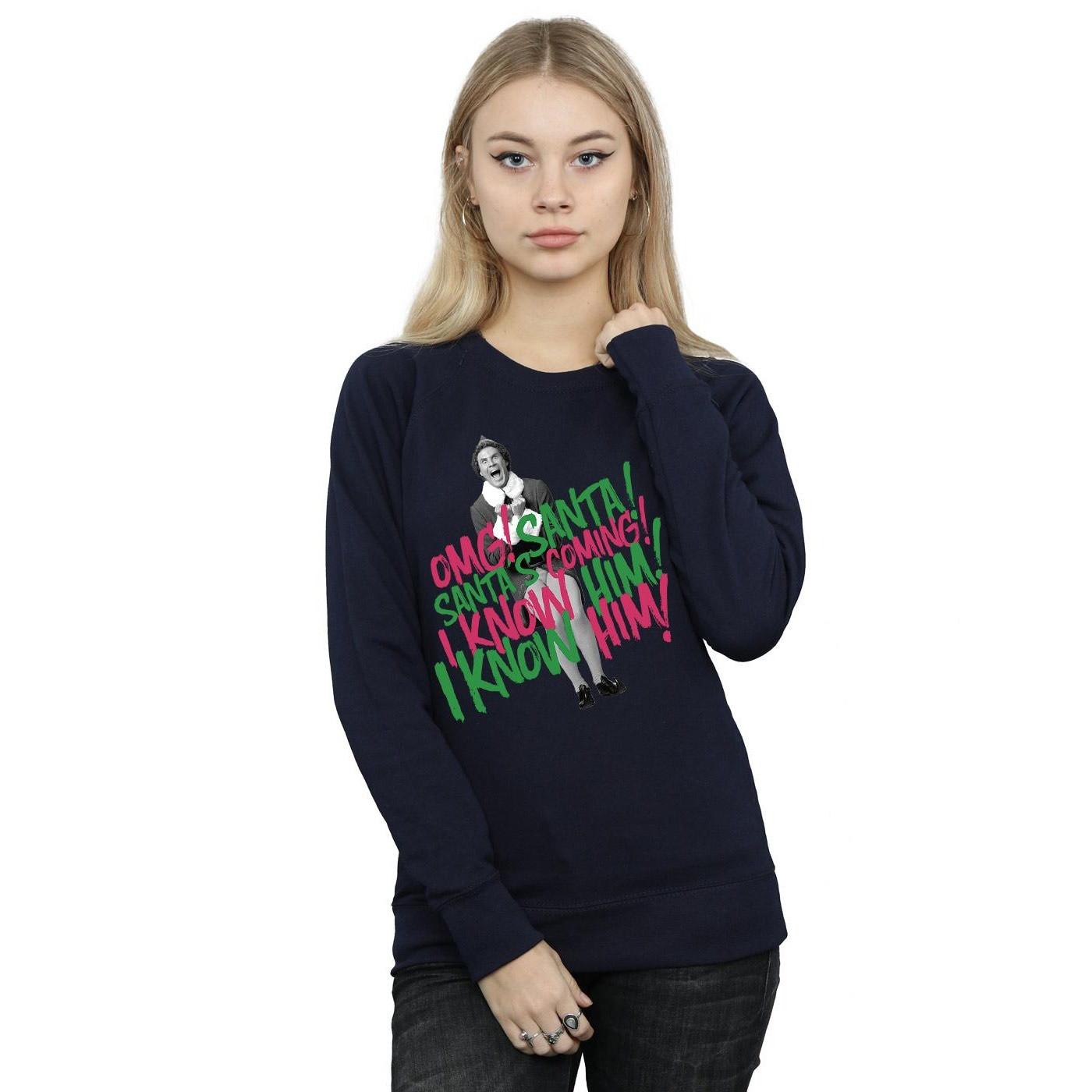 Elf Santa's Coming Sweatshirt