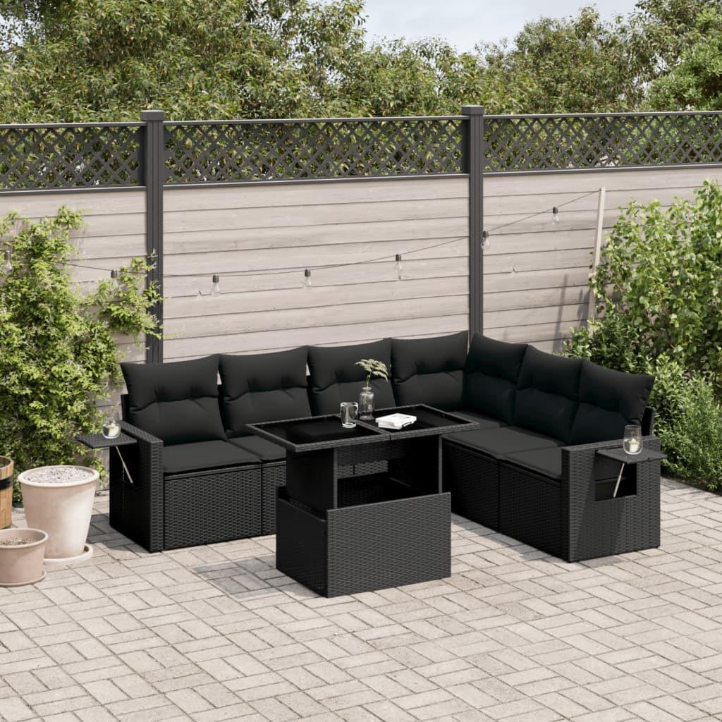 VidaXL Garten sofagarnitur poly-rattan