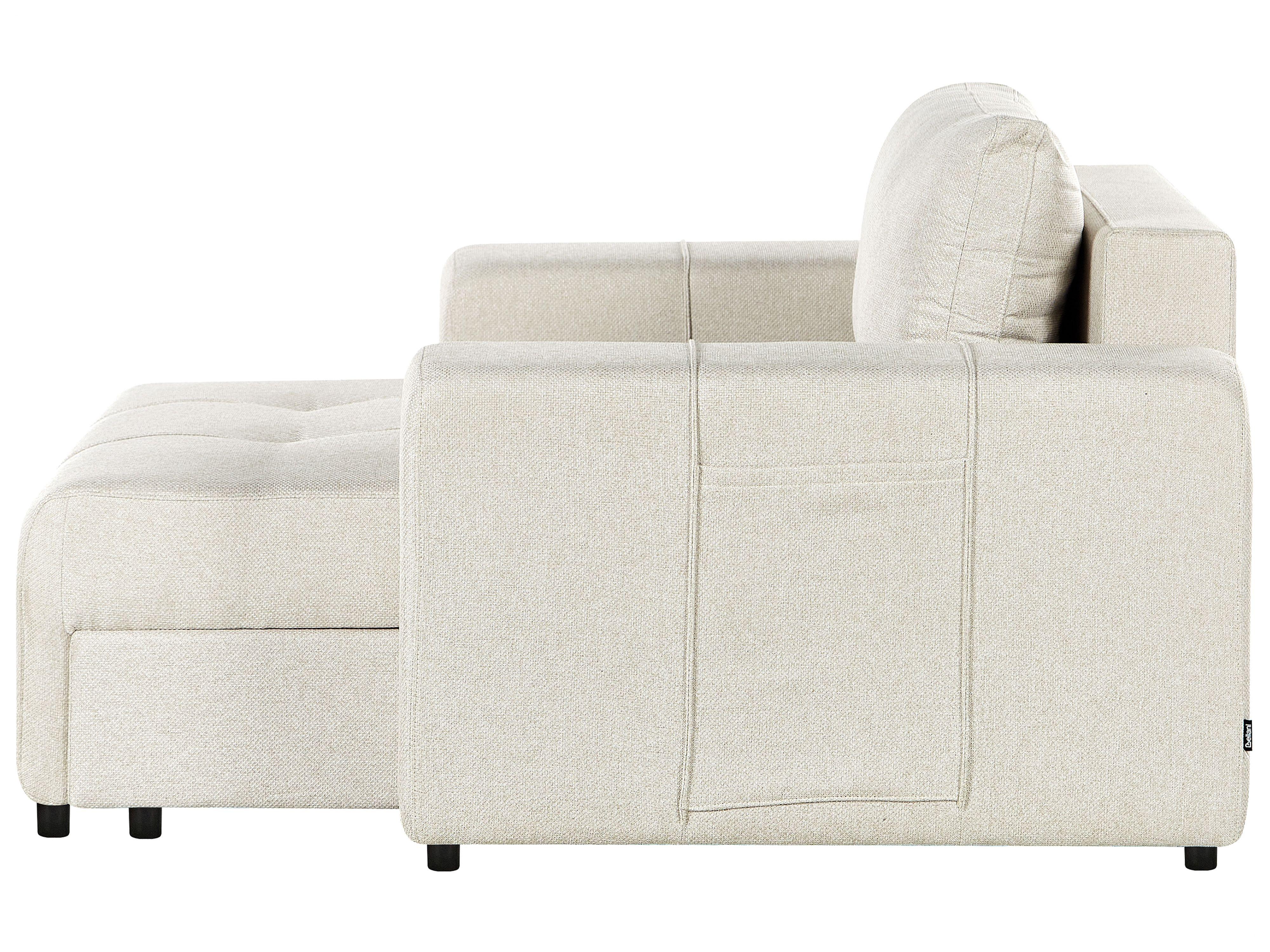 Beliani Chaiselongue aus Polyester Modern INNVIK