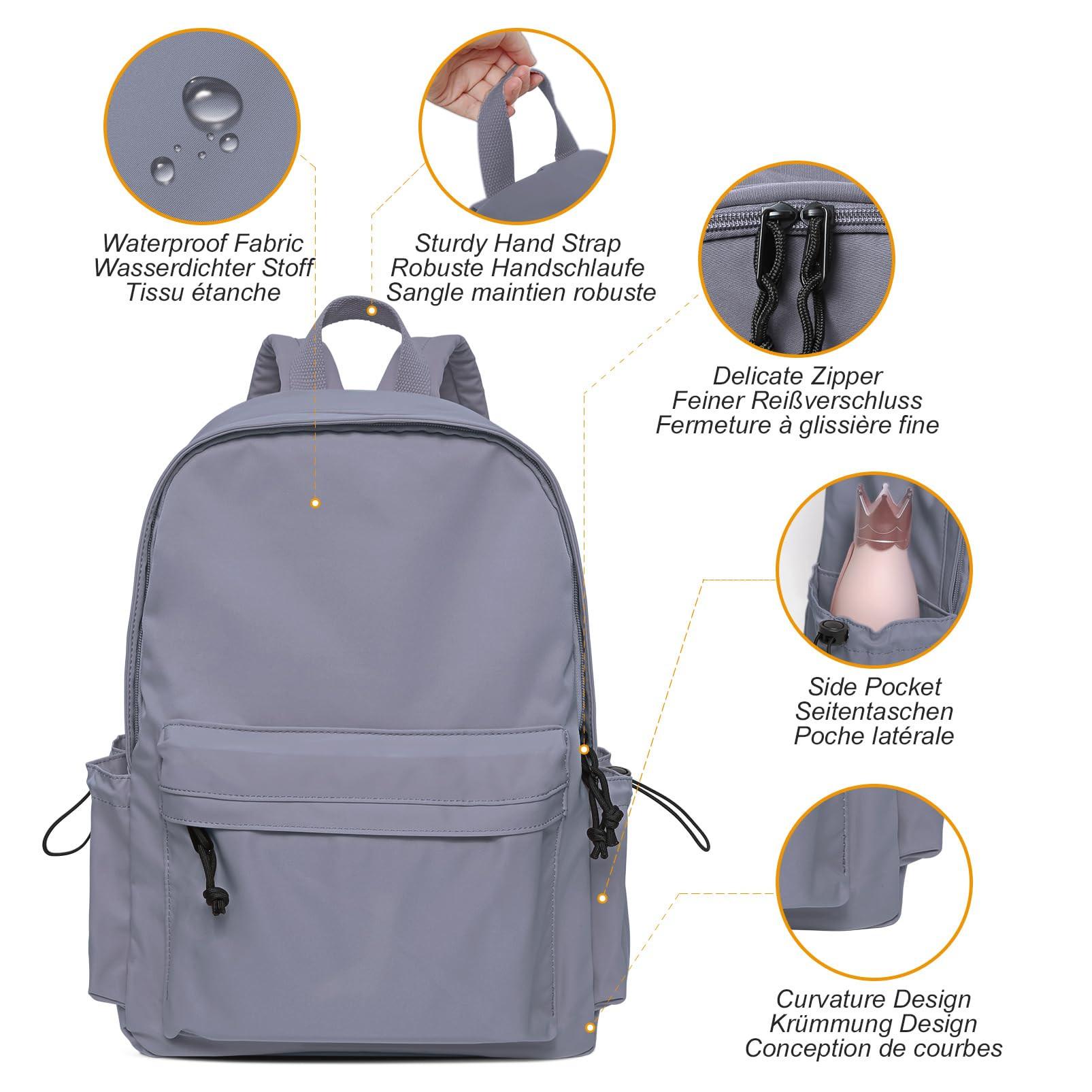 Only-bags.store Rucksack Schule Teenager, Schultasche, Schulranzen mit Laptopfach