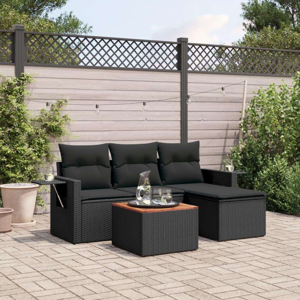 VidaXL Garten sofagarnitur poly-rattan
