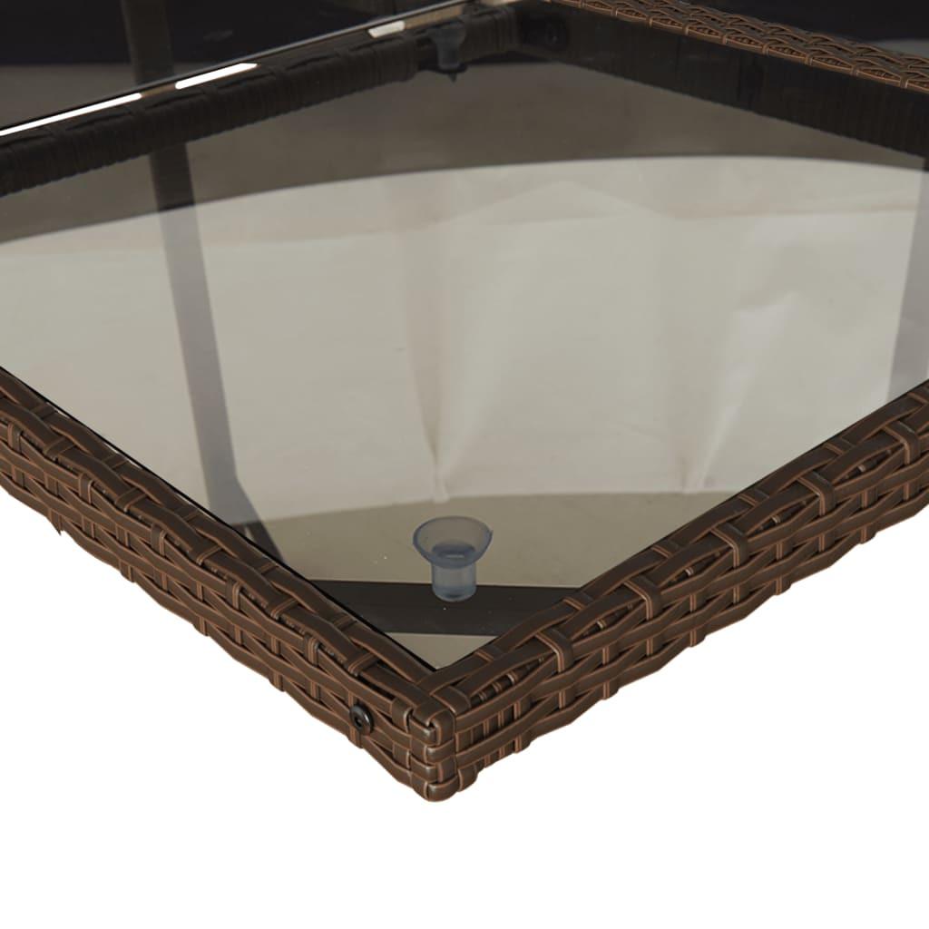 VidaXL Garten essgruppe poly-rattan