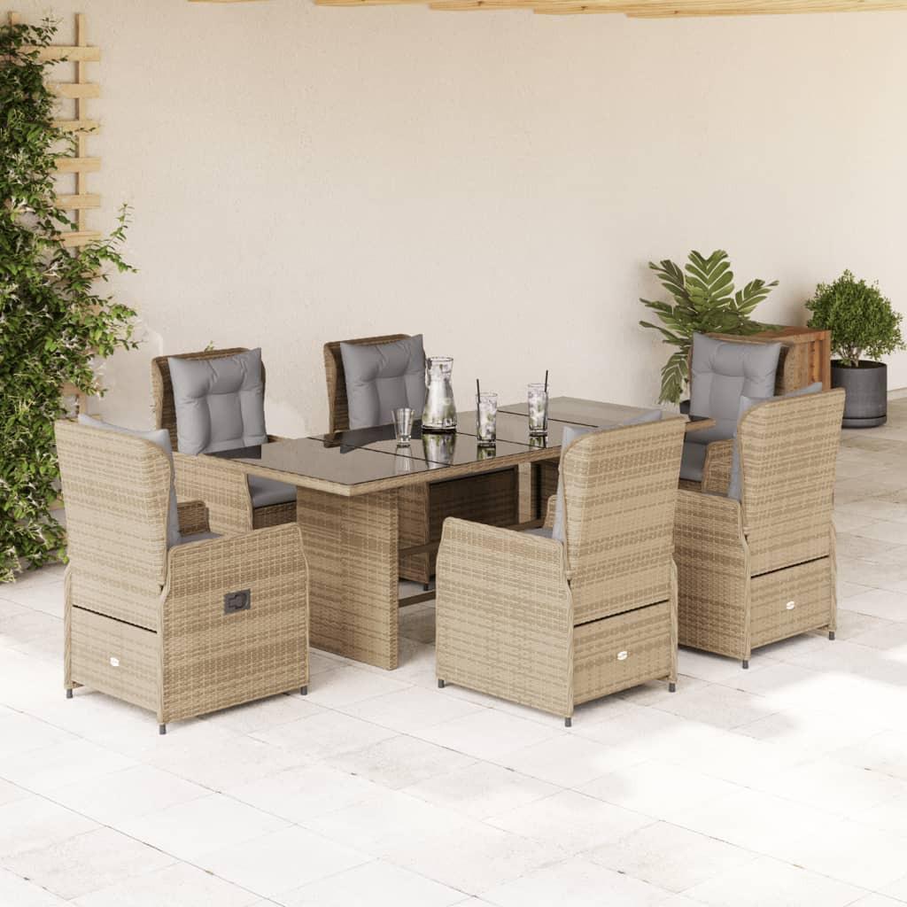 VidaXL Garten essgruppe poly-rattan