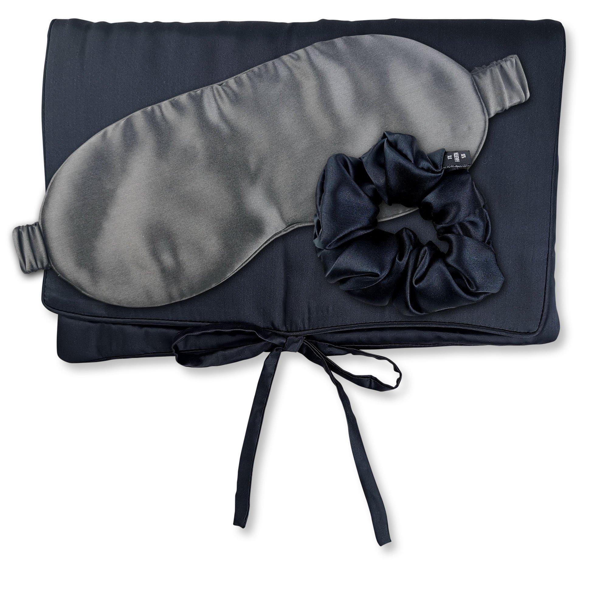 AILORIA TRAVEL SET BEAUTY M Tasche, Schlafmaske & Scrunchie M aus Seide