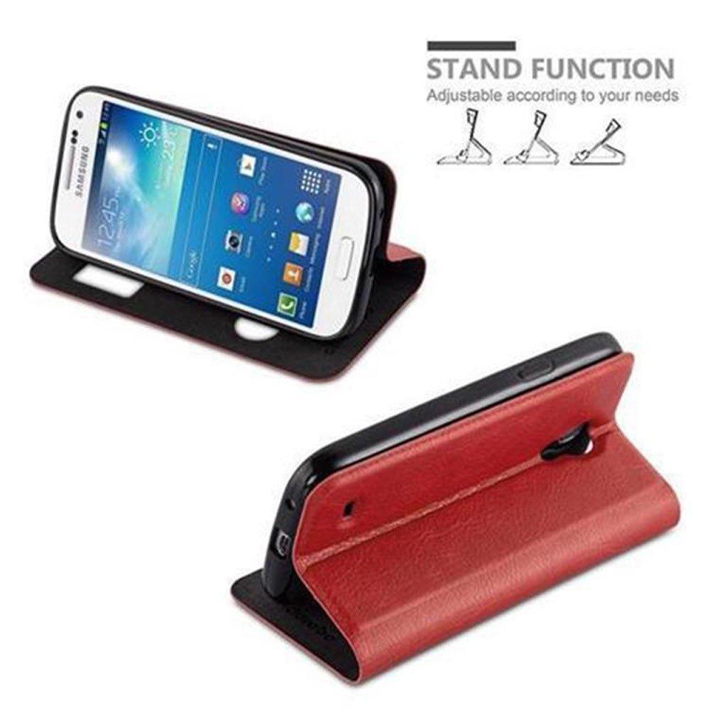 Cadorabo Hülle für Samsung Galaxy S4 Magnetverschluss, 2 Sichtfenstern