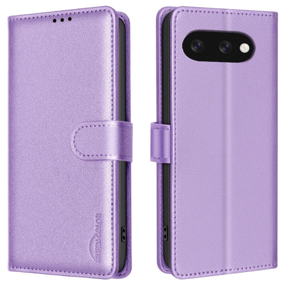 Cover-Discount Google Pixel 9a - BINFEN Leder Etui Hülle mit RFID Blocker