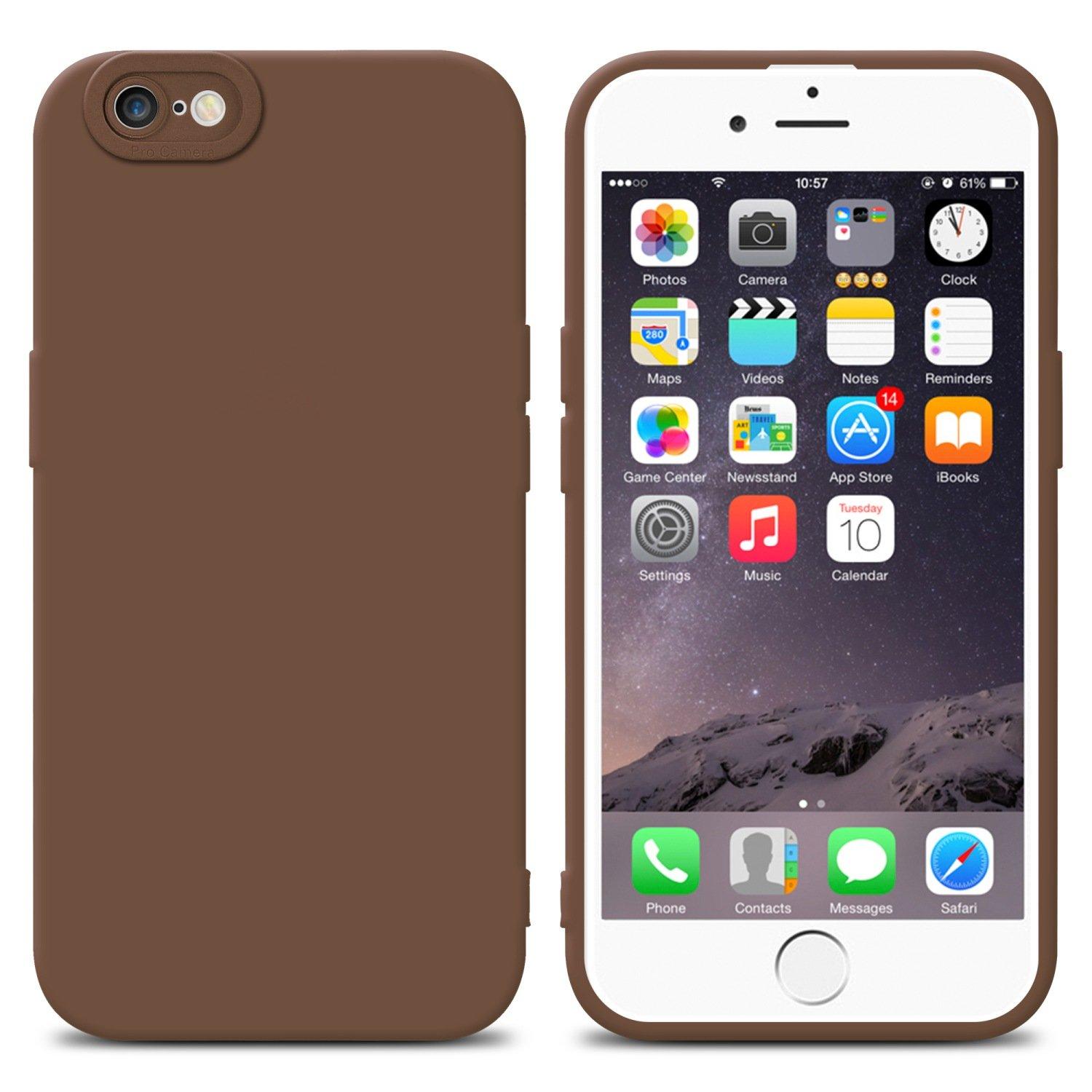 Cadorabo Hülle für Apple iPhone 6 6S TPU Silikon