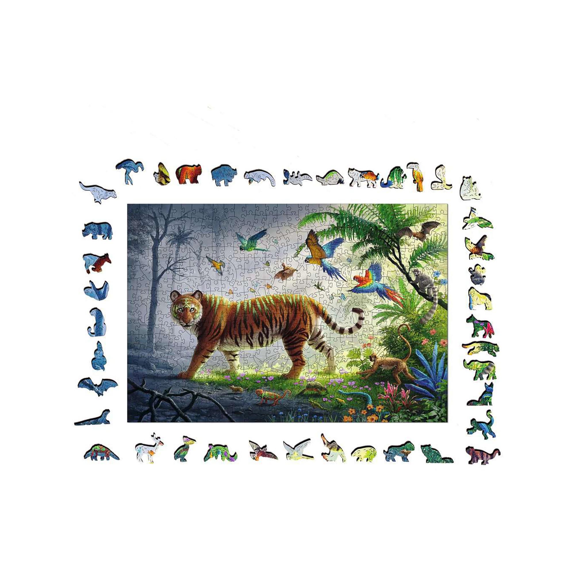 Ravensburger Puzzle Tiger im Dschungel, 500 Teile