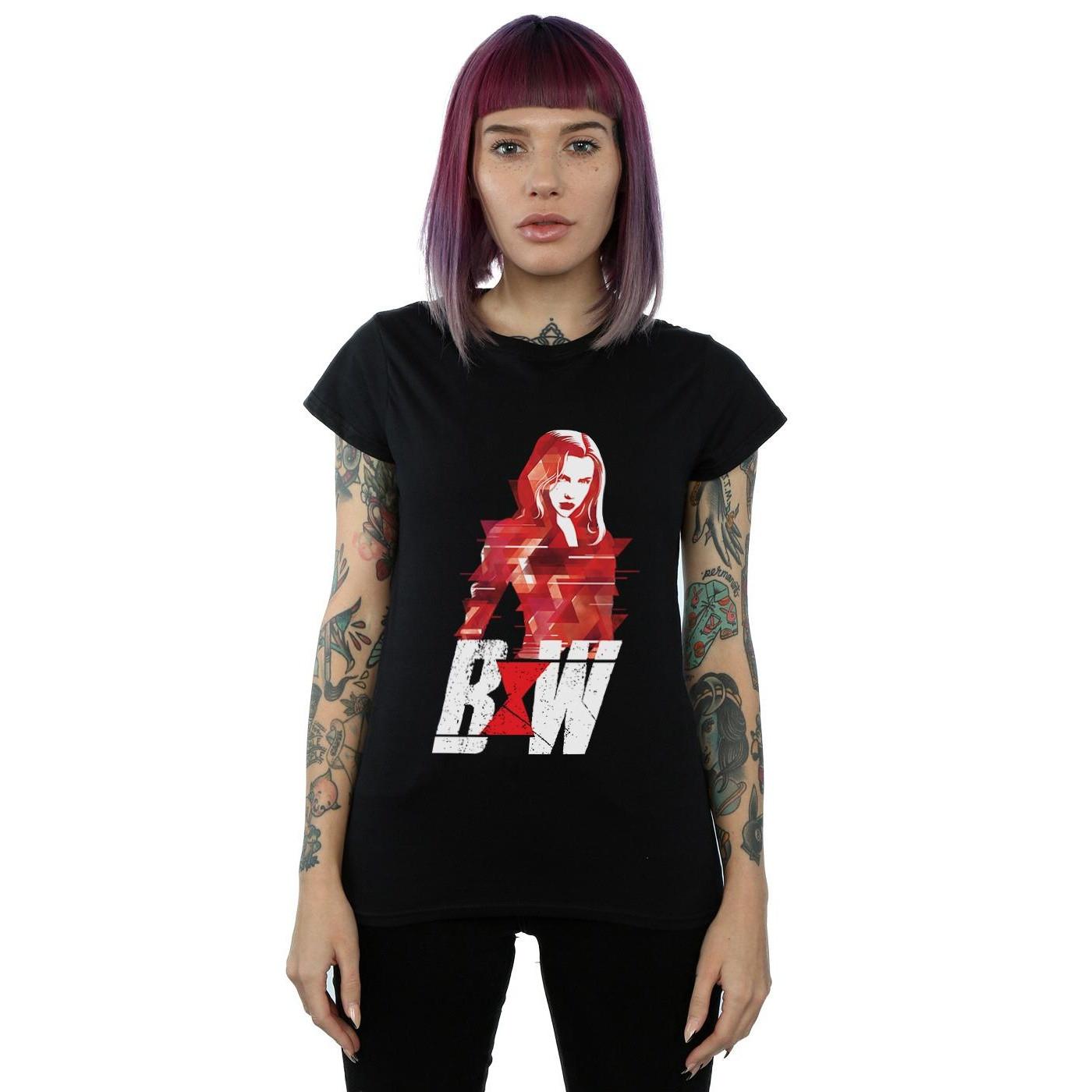 MARVEL Black Widow BW Logo T-Shirt