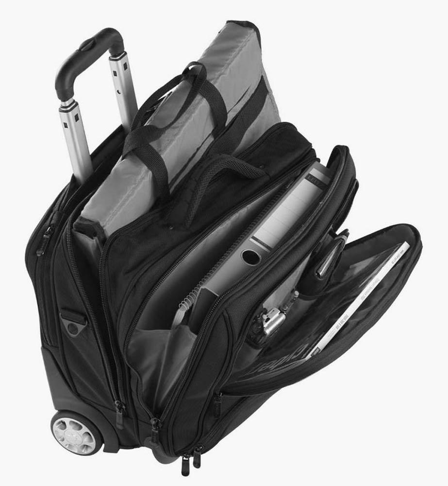 Dermata Lederwaren Business Trolley 47cm aus Nylon