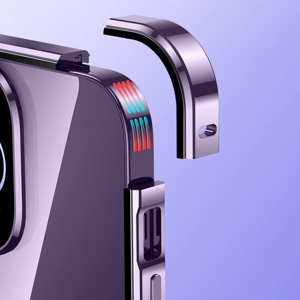 Cover-Discount iPhone 15 - Magnetische Schutzhülle Mit Panzerglas