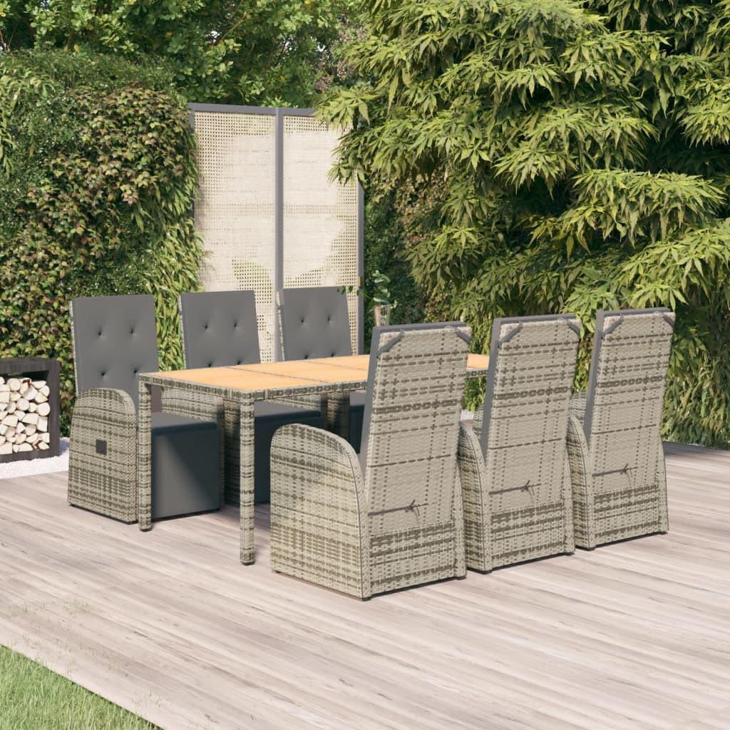 VidaXL Garten essgruppe poly-rattan