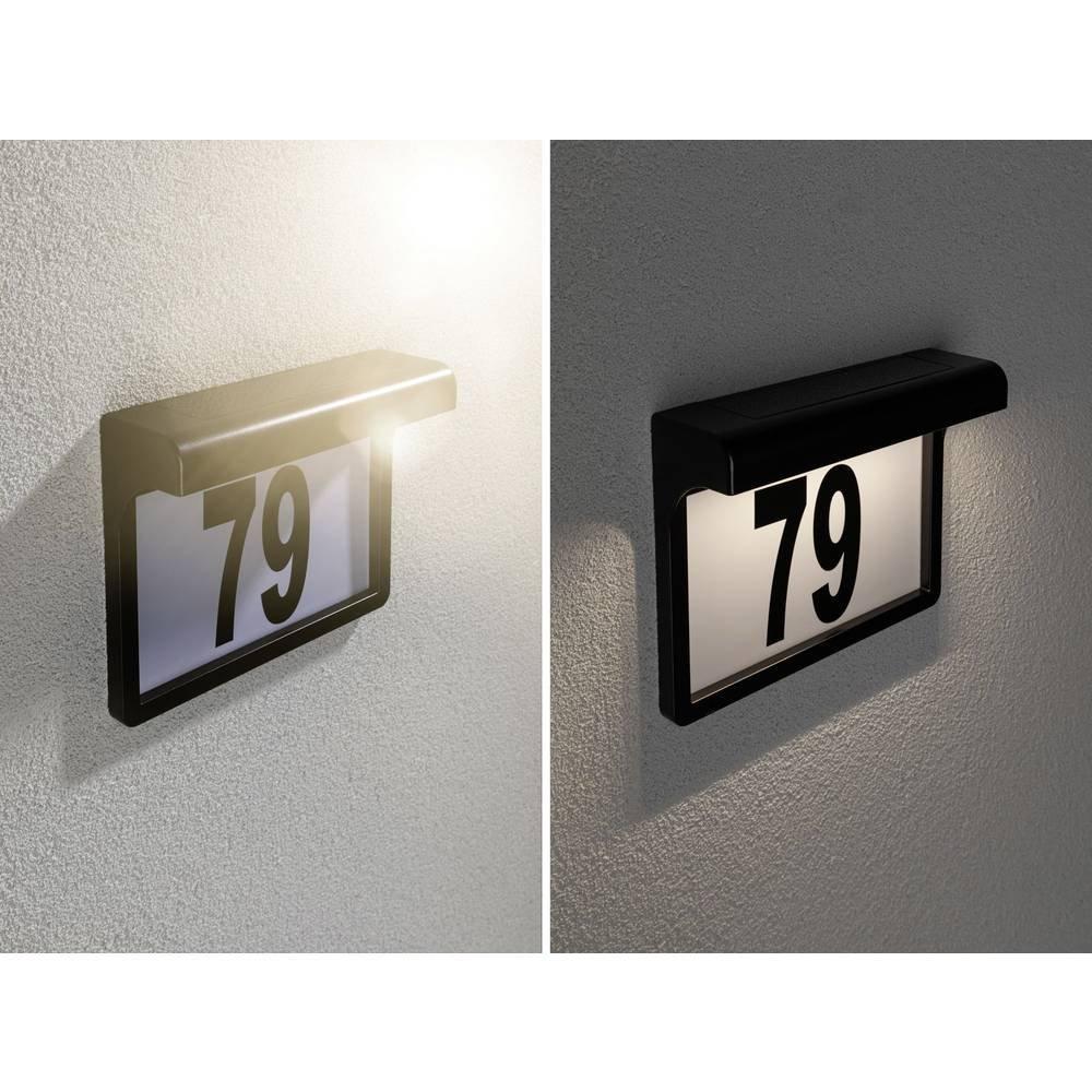 Paulmann Solar Hausnummernleuchte Dayton II IP44 3000K