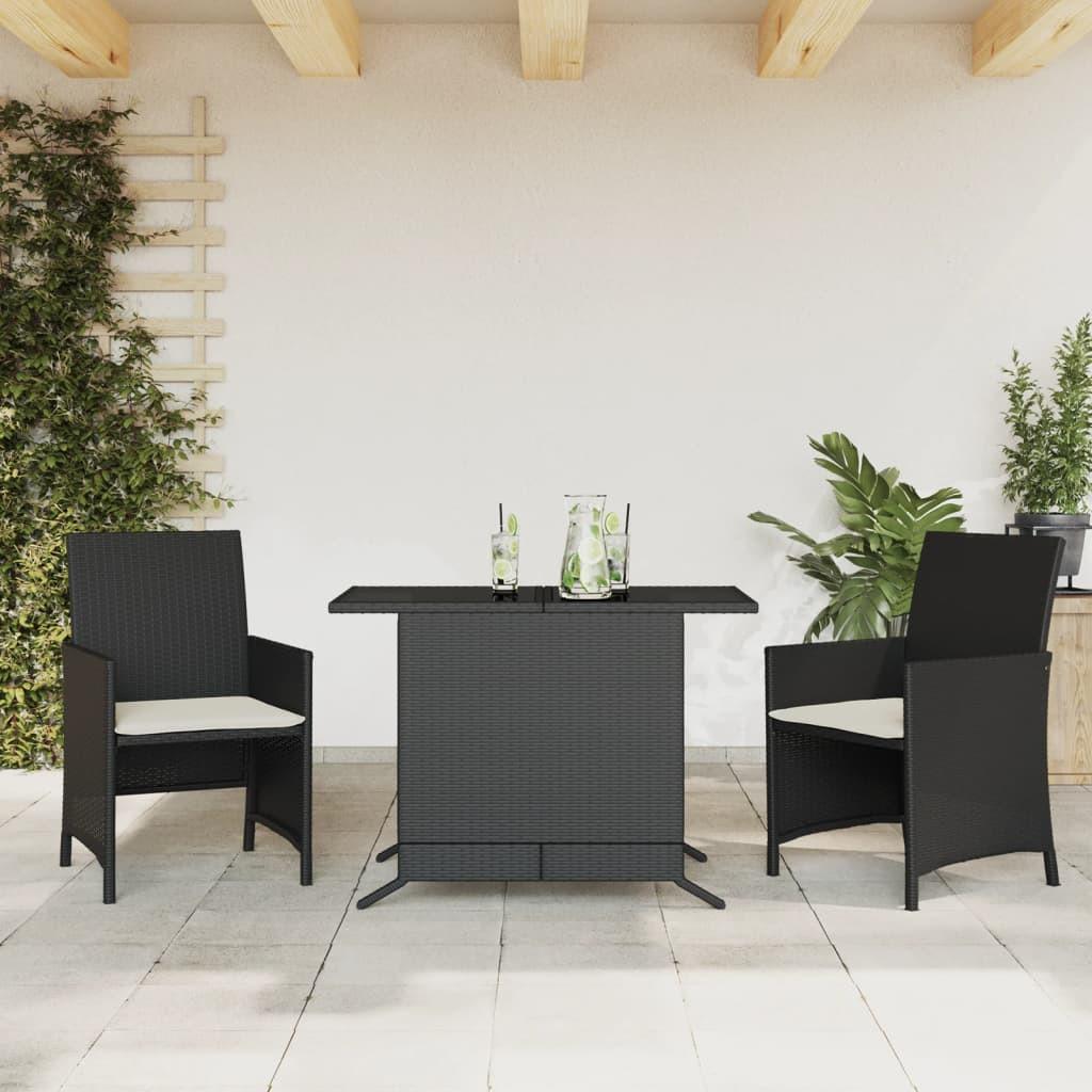 VidaXL Bistro set poly-rattan