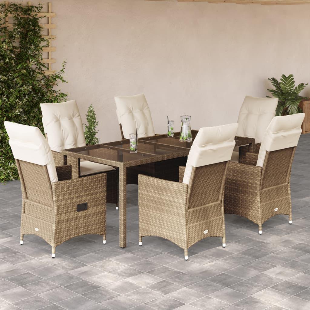 VidaXL Garten essgruppe poly-rattan