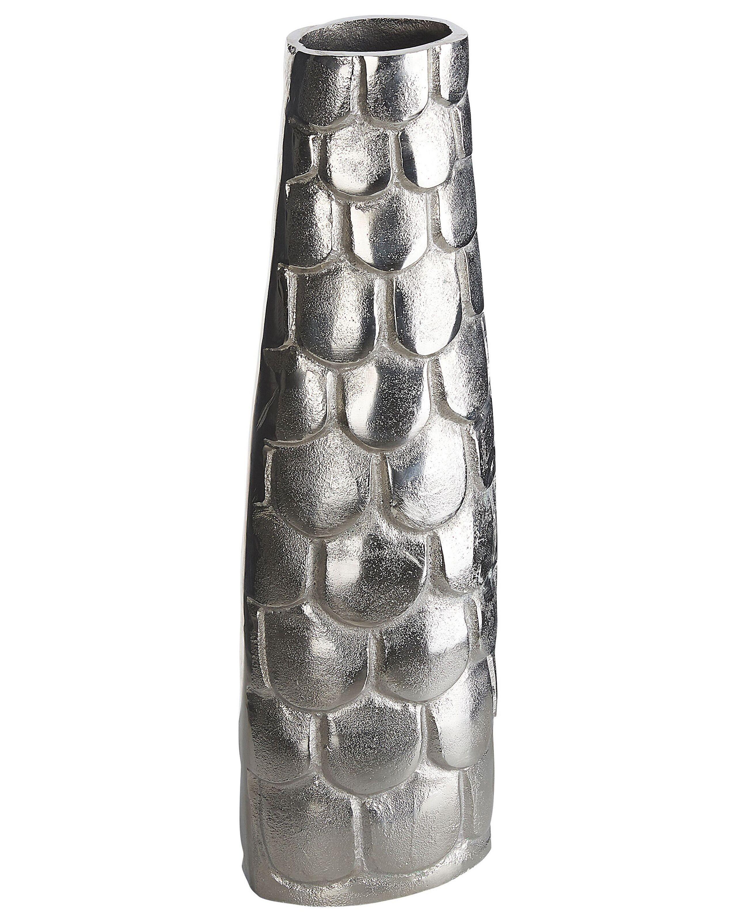 Beliani Blumenvase aus Aluminium Glamourös SUKHOTHAI