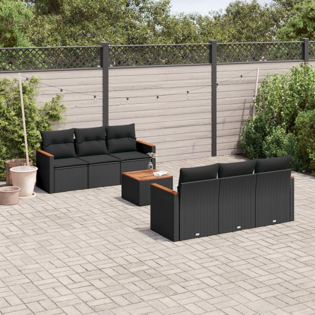 VidaXL Garten sofagarnitur poly-rattan