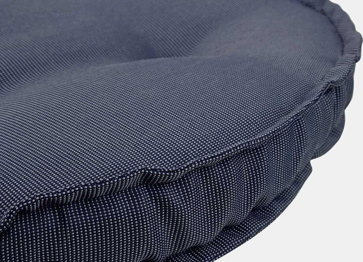 mutoni Gartenkissen rund 40x40 denimblau