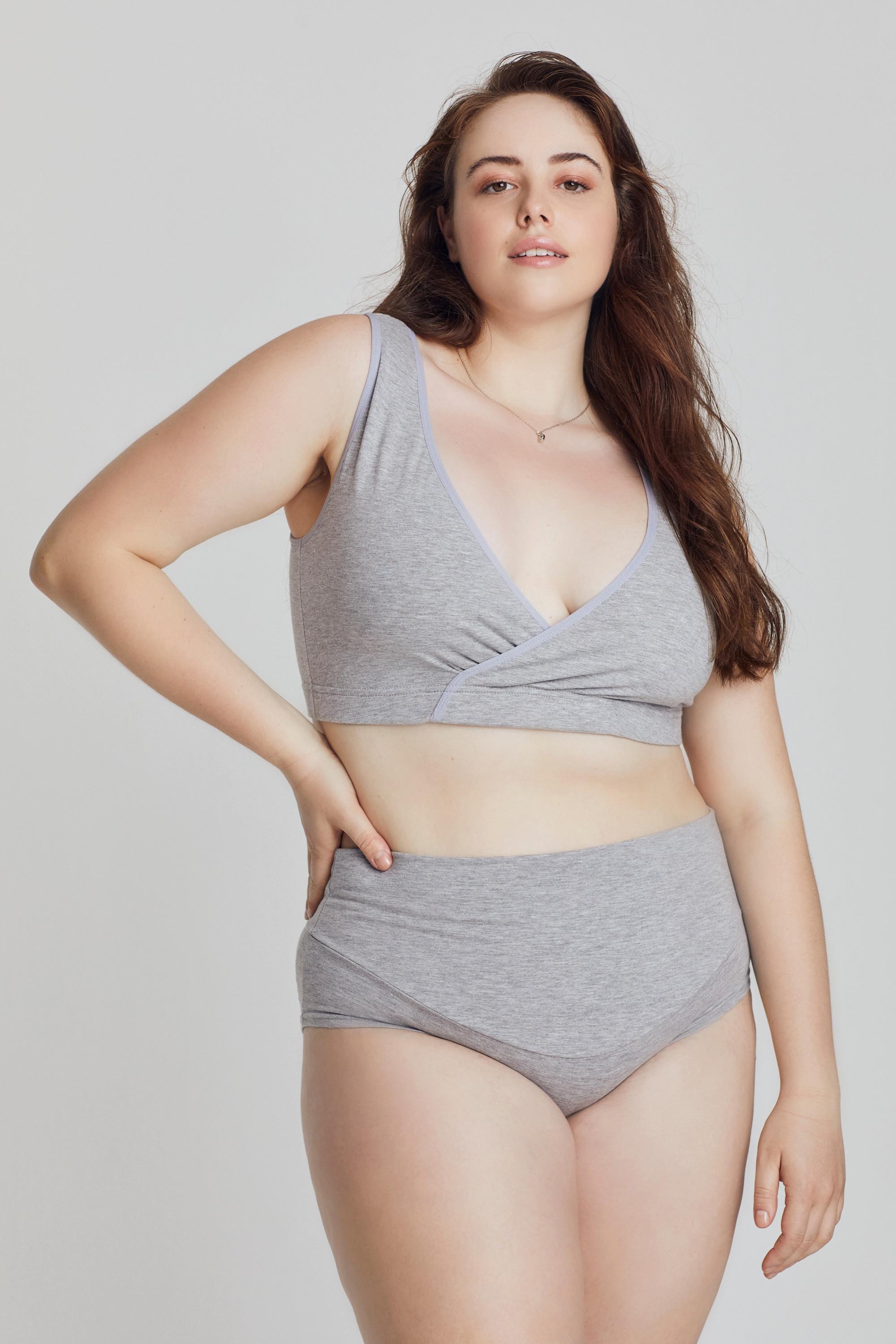 Ulla Popken Bellieva-Slip, breites Bündchen, Biobaumwolle, GOTS