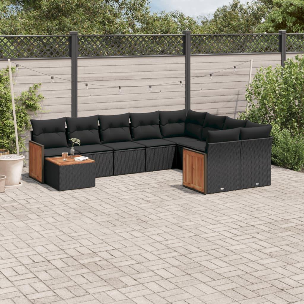 VidaXL Garten sofagarnitur poly-rattan