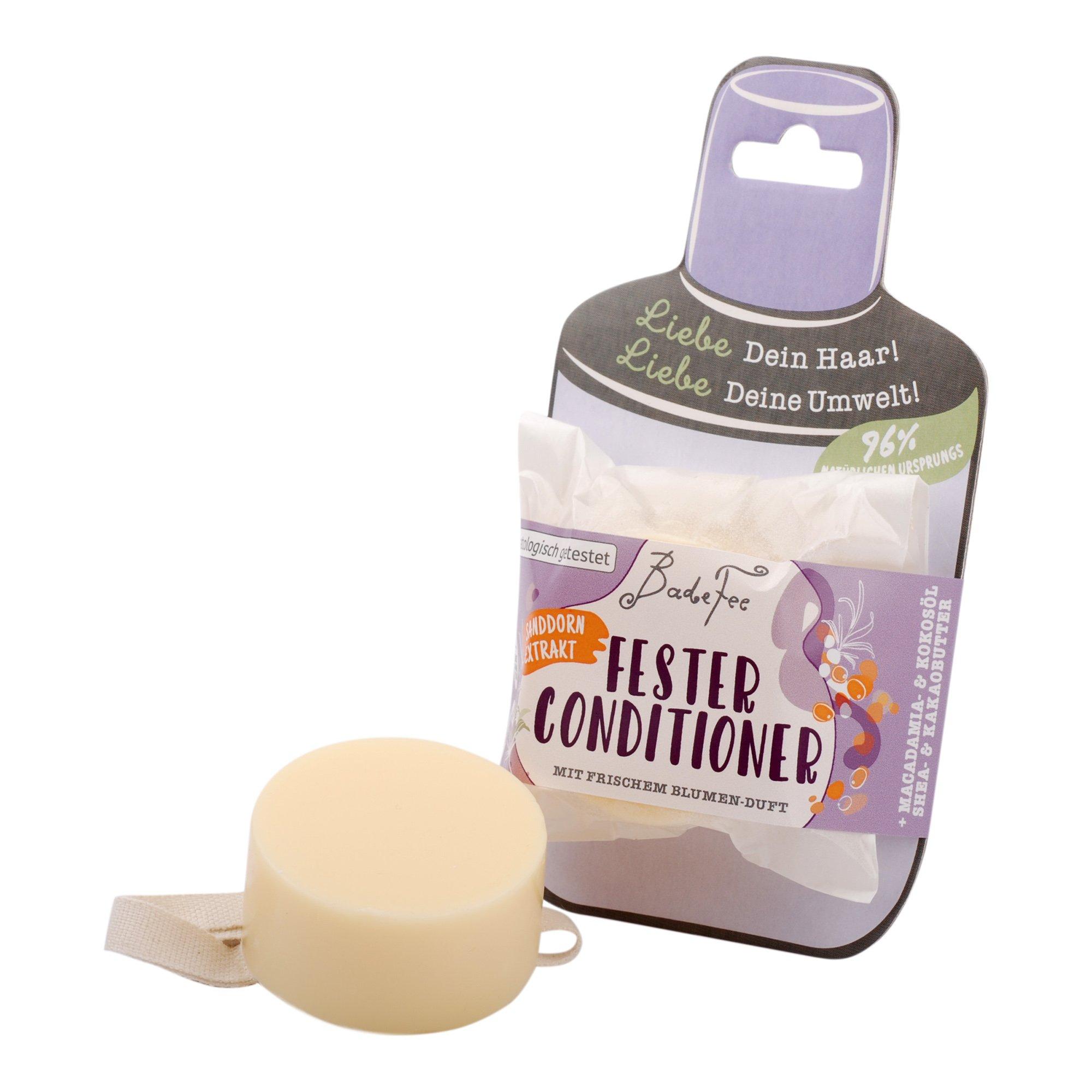 BadeFee Hairlicher, fester Conditioner mit Sanddorn und Rosmarin für jeden Haartyp. Hairlicher, Fester Conditioner mit Sanddorn und Rosmarin Für Jeden Haartyp