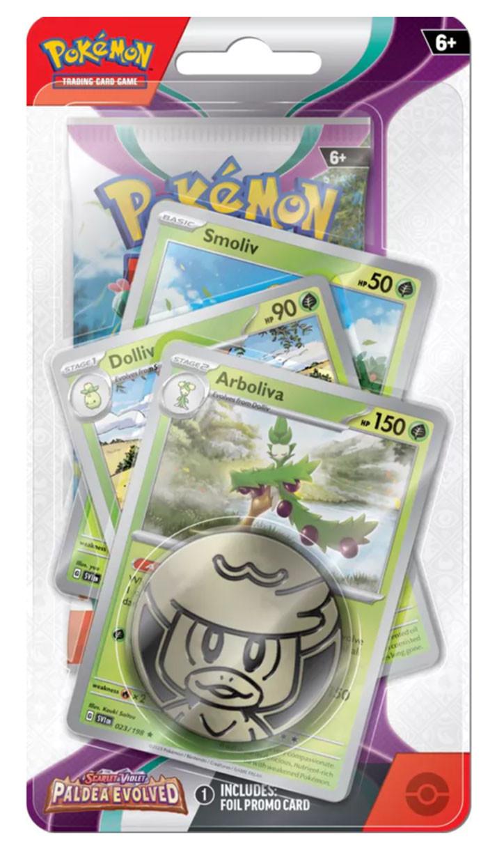 Pokémon TCG: Scarlet & Violet - Paldea Evolved Arboliva Premium Checklane Blister - EN