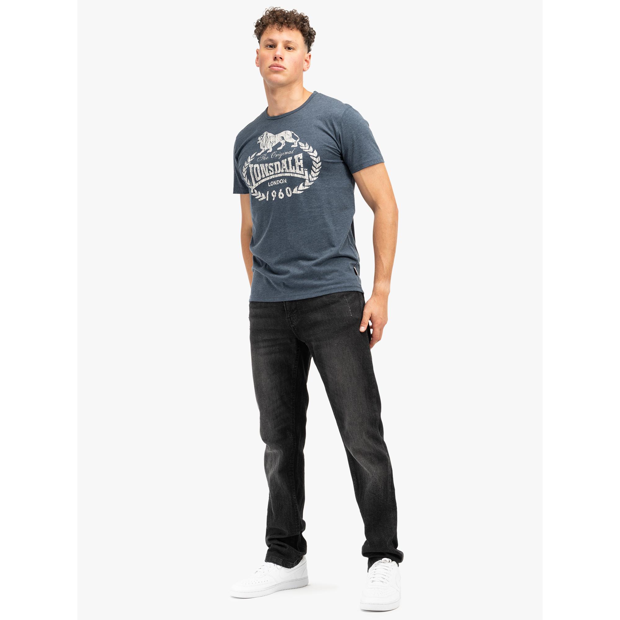 LONSDALE Ollie T-Shirt mit Union Jack Abzeichen