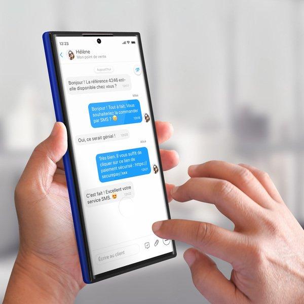 Avizar Full Case Samsung Galaxy S22 Ultra Blau