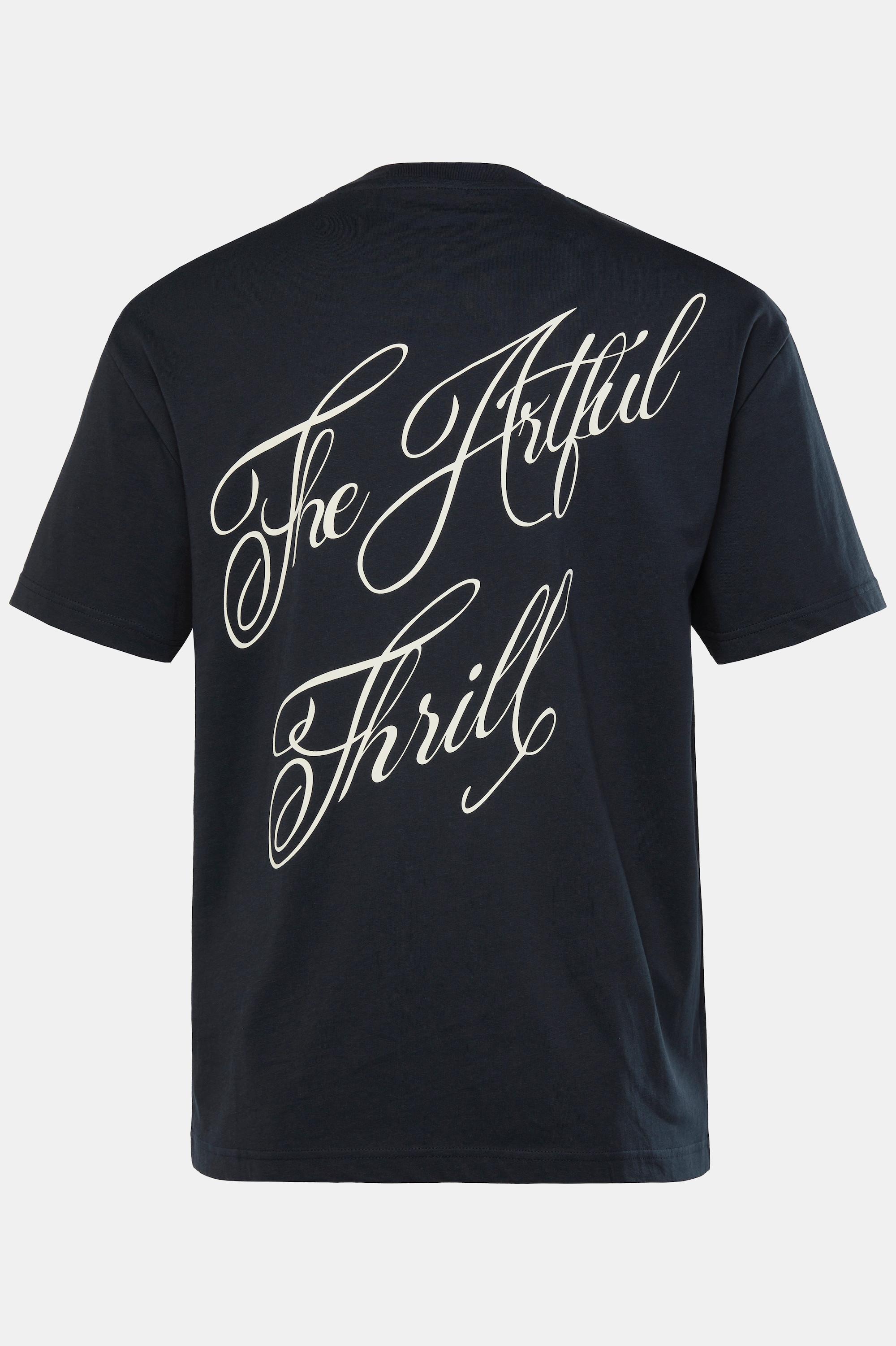 Sthuge Oversized Halbarm T-Shirt mit Rückenprint