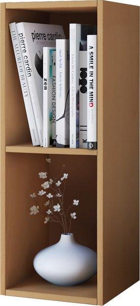 VCM Holz CD DVD Regal | Aufbewahrung | Maße H. 72 x B. 34 x T. 30 cm | Deko Regal | Bücherregal - Mendas 2 Fächer