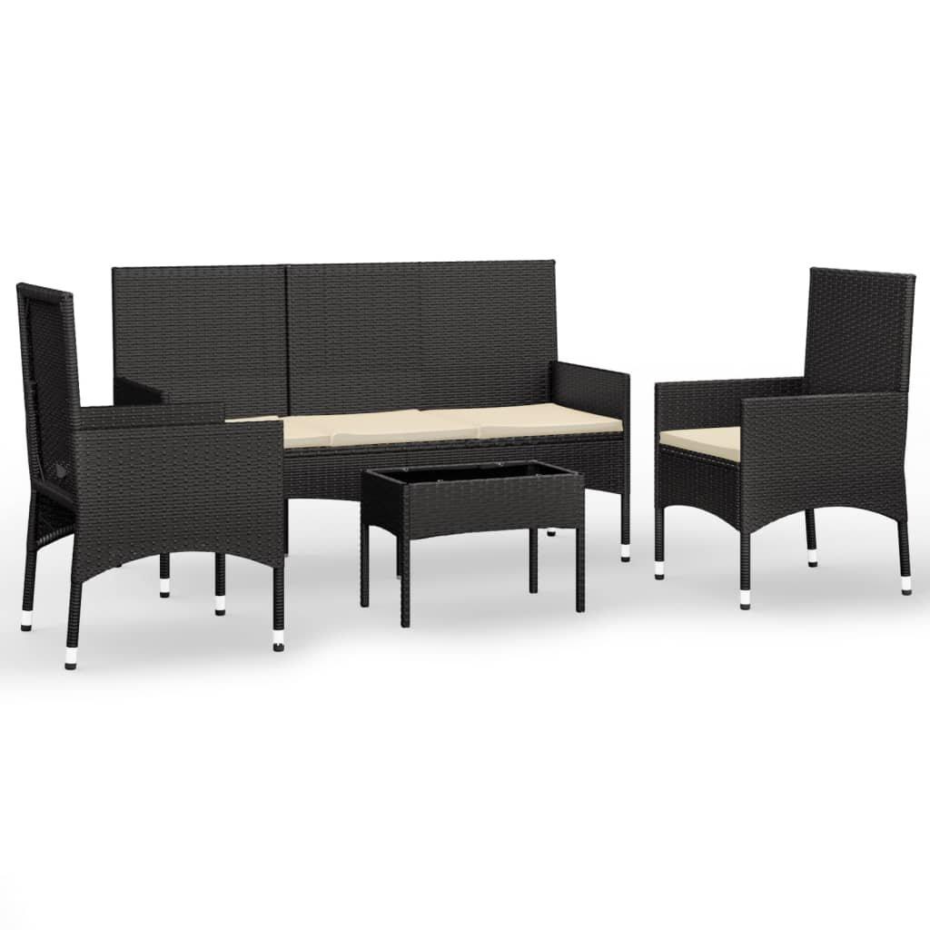 VidaXL Garten lounge set poly-rattan
