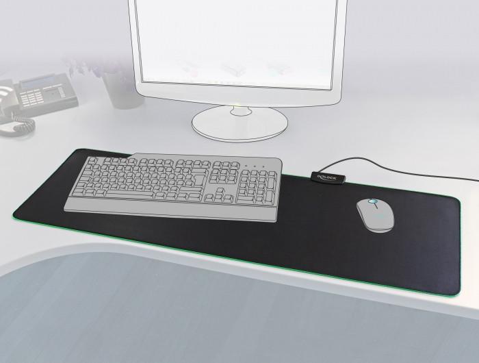 DeLock 12555 GAMING-MAUSMATTE (92X30CM)