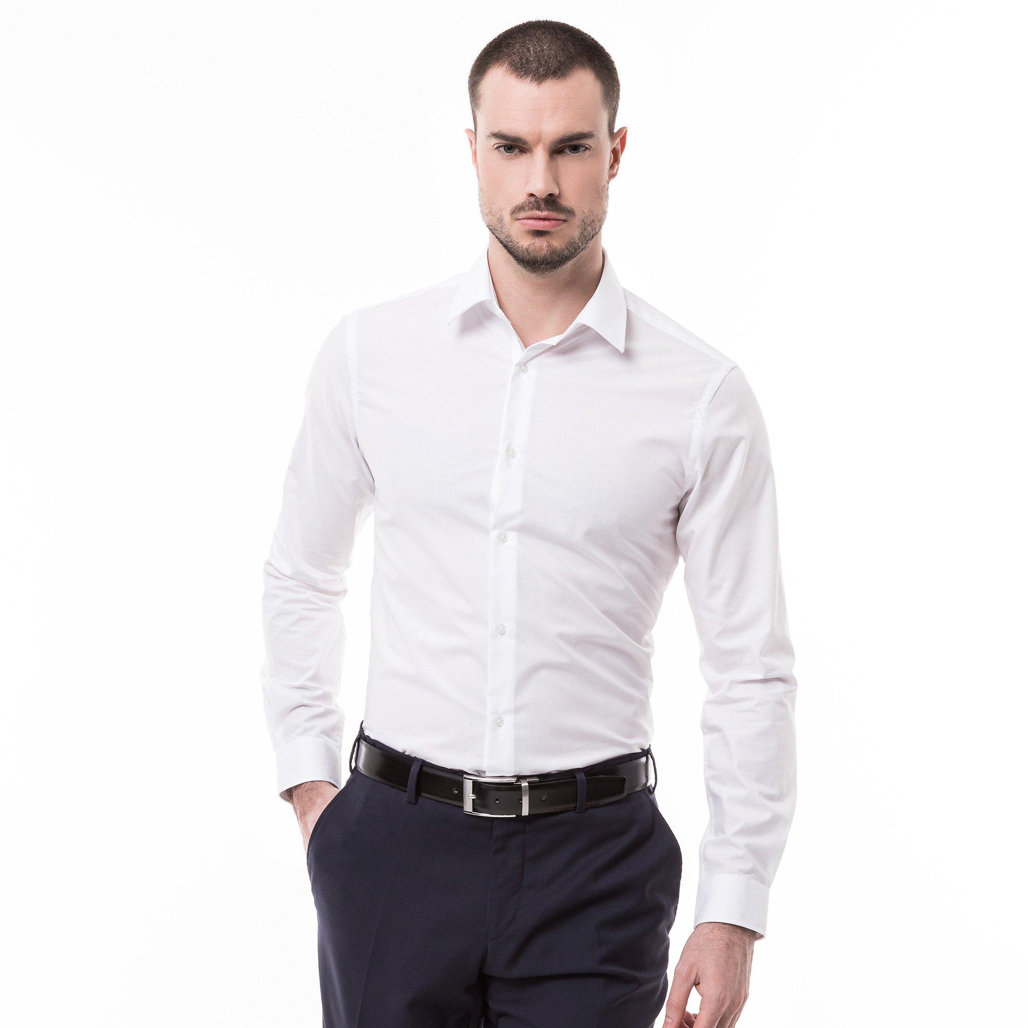 Manor Man Body Fit Langarmhemd