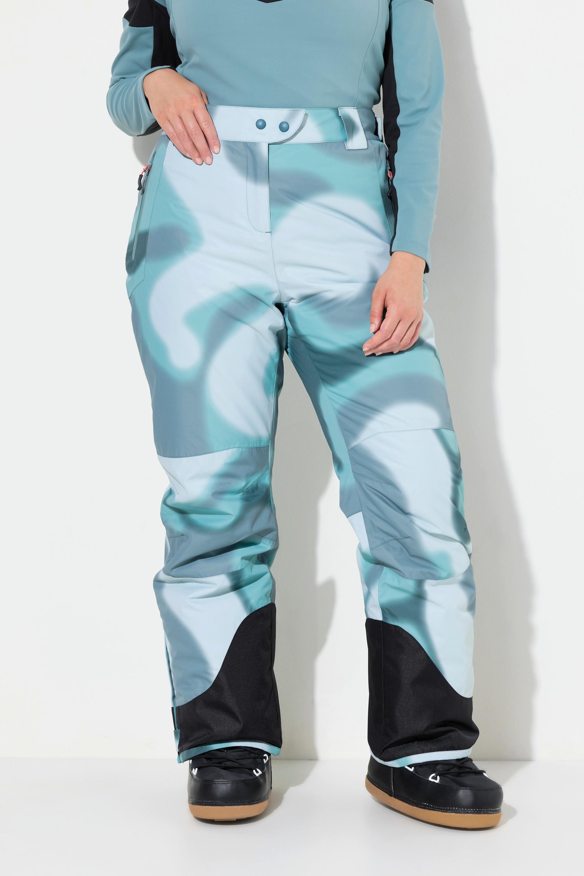 Ulla Popken Skihose wasserdicht mit Klettriegel und Formknie