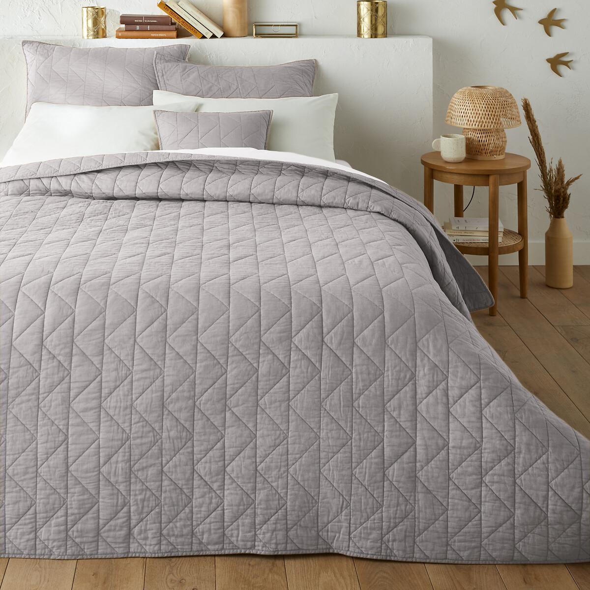 La Redoute Intérieurs Gesteppte Tagesdecke Scenario mit Zickzack-Muster