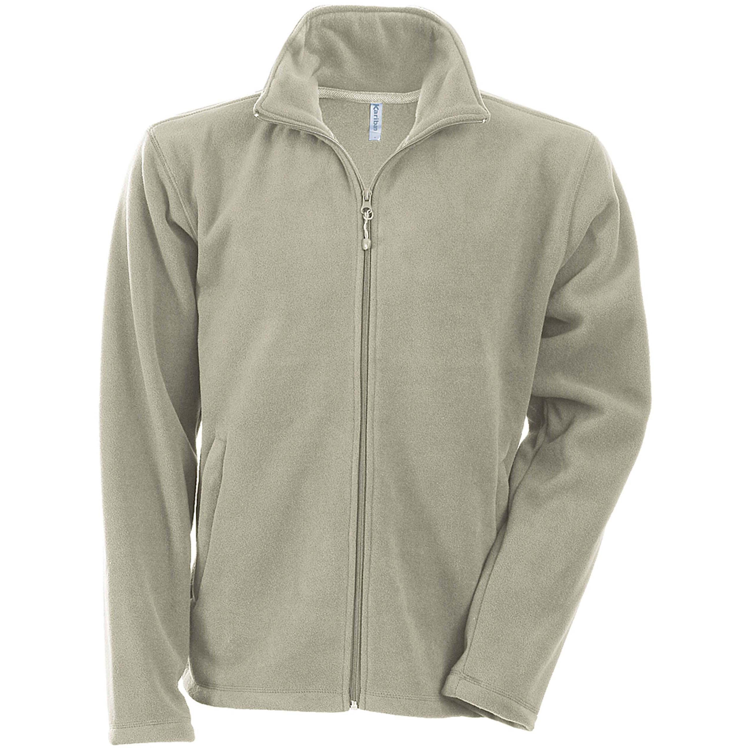 Kariban reißverschluss-mikrofleecejacke falco