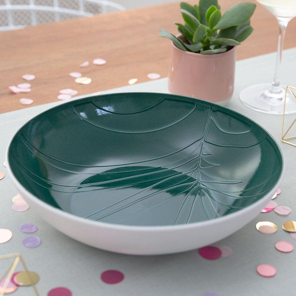 like. by Villeroy & Boch Servierschale Leaf it's my match green