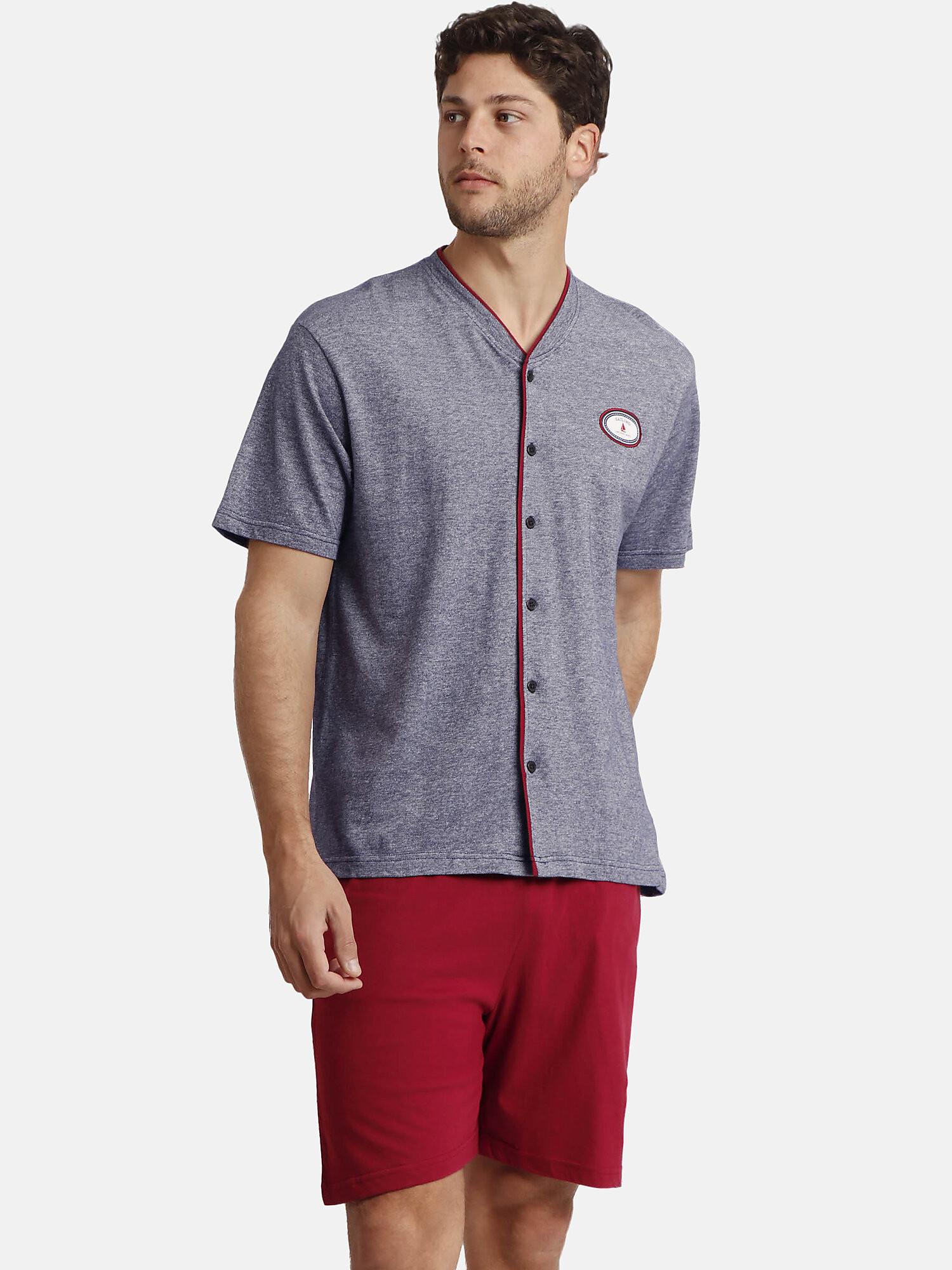 Admas Pyjama Shorts Shirt Sailing Antonio Miro