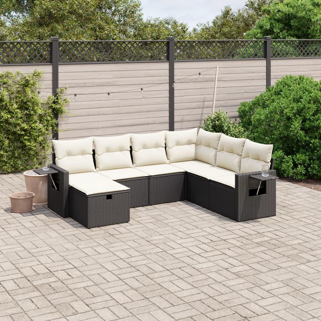 VidaXL Garten sofagarnitur poly-rattan