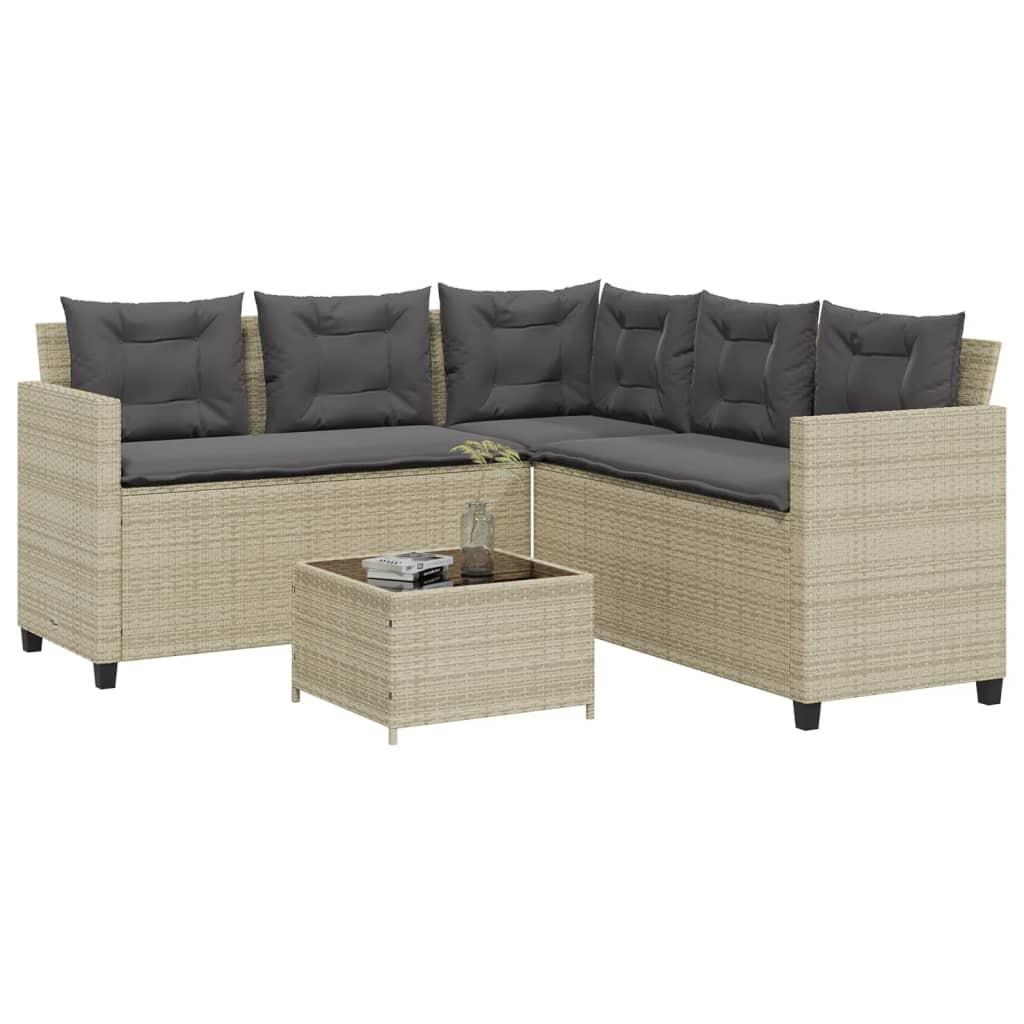 VidaXL Gartensofa poly-rattan