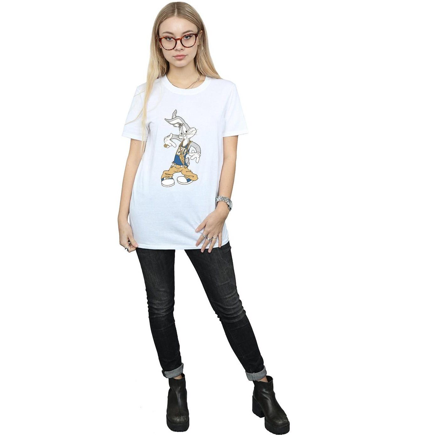 LOONEY TUNES Bugs Bunny Rapper Print T-Shirt