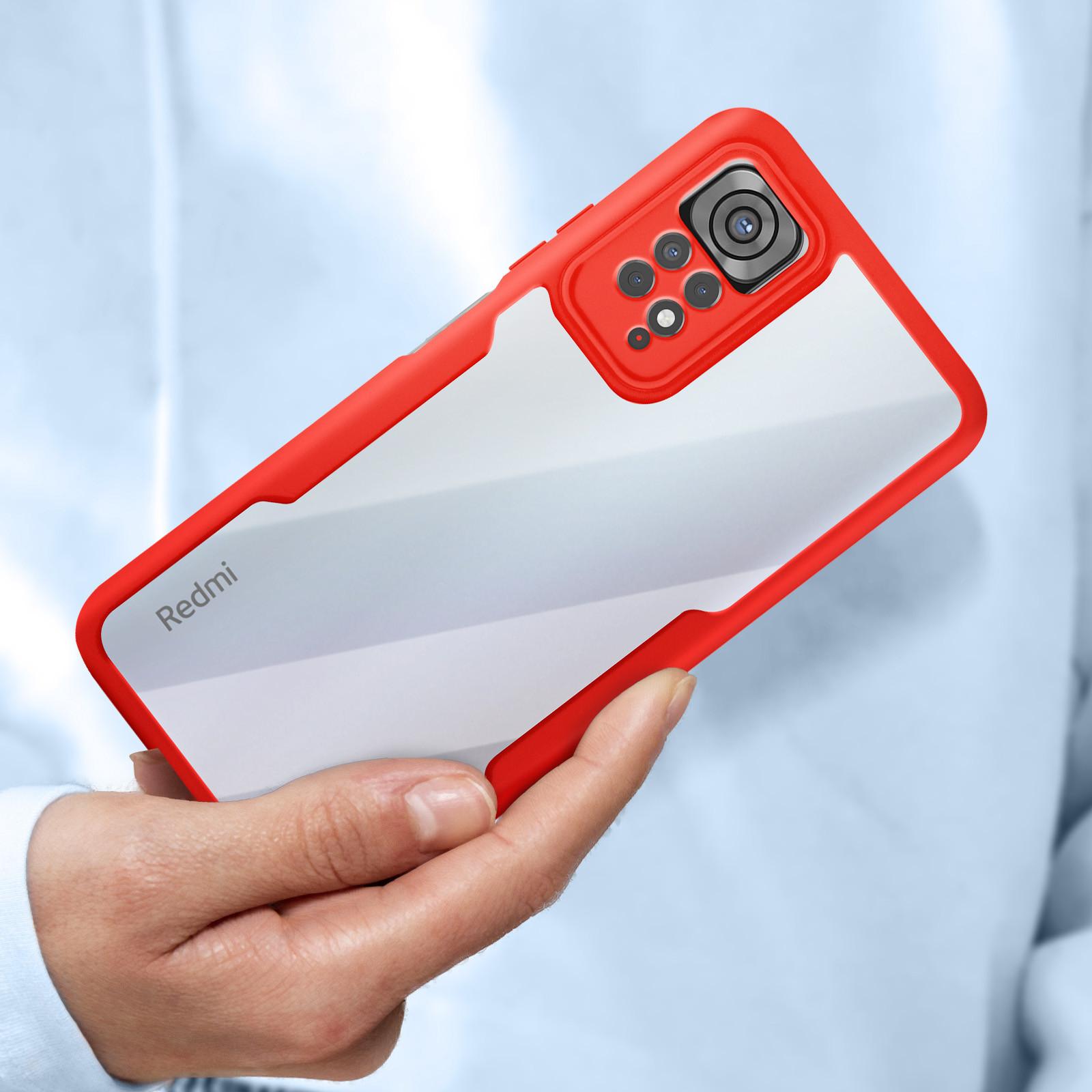 Avizar Rundumhülle Redmi Note 11s Rot