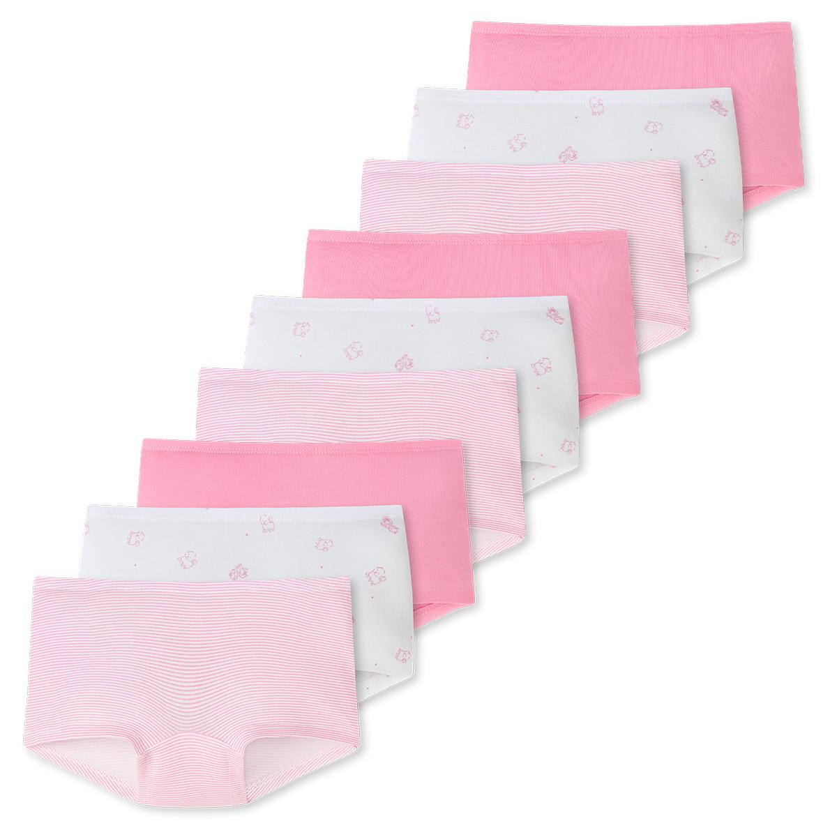 Schiesser 9er Pack Kids Girls 95/5 Organic Cotton - Shorts